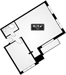 Объект, 66.7 м², 3/11 этаж, ЖК «Гостиничный комплекс GRAND Marine Garden 5»