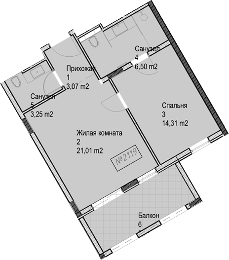 2-комн. Гостиничный комплекс Николай 1
