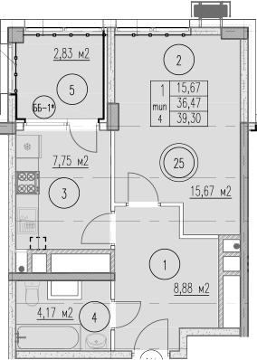 1-комн. Agoy Park Residence by Lavicon