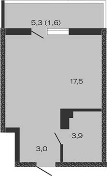Продается 1-комн. квартира, 24.4 м²
