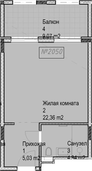 Продается 1-комн. квартира, 32.33 м²
