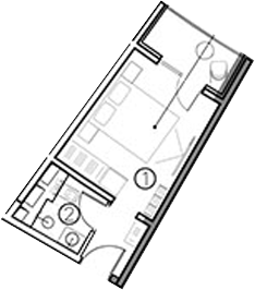 Студия, 15.7 м², 10/11 этаж, ЖК «ГК Livingston Grand Resort&Spa»