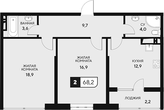 2-комн. 18/3