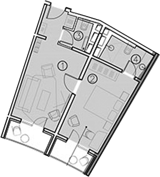2-комн. ГК Livingston Grand Resort&Spa