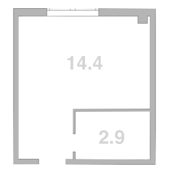 Объект, 17.3 м², 2/2 этаж, ЖК «Жемчужина Мысхако»