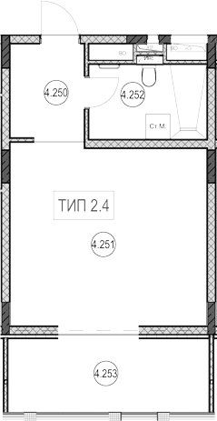 Продается 1-комн. квартира, 30.8 м²