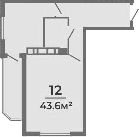 Объект, 38.3 м², 3/9 этаж, ЖК «Мореин»