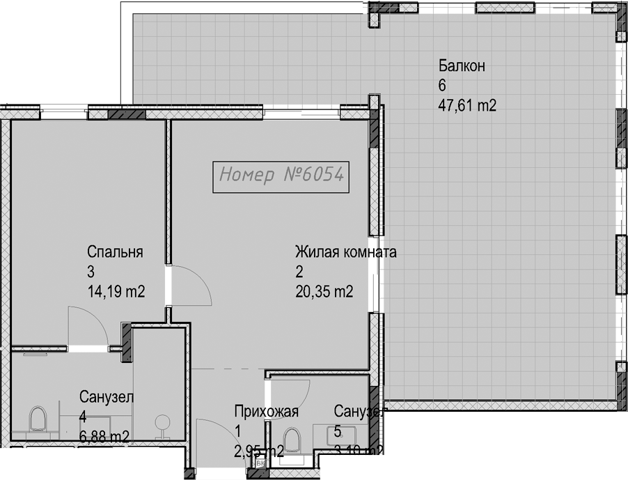 2-комн. Гостиничный комплекс Николай 1