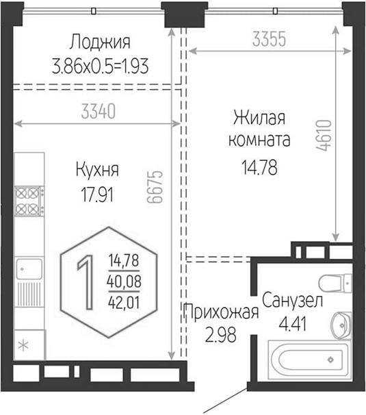 2-комн. Гарантия PRIME