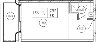Продается 1-комн. квартира, 27.18 м²