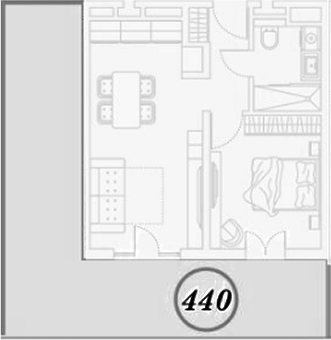 2-комн., 68.4 м², 4/5 этаж, ЖК «ГК Сан Гарден Хотел&СПА»