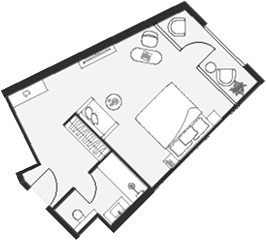 Объект, 43.5 м², 2/6 этаж, ЖК «Космос Селекшн Сочи Сиалия Резорт 5*»