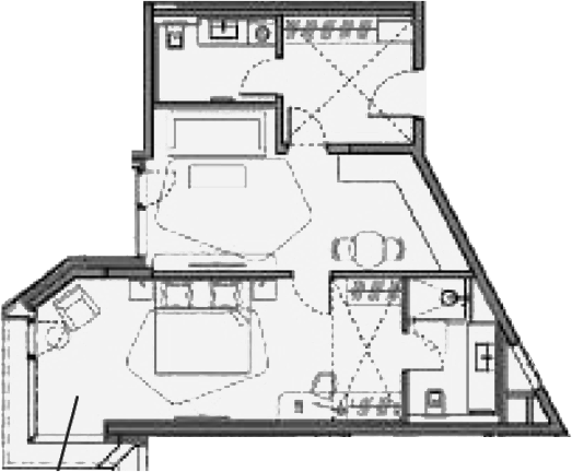 Объект, 63.5 м², 2/6 этаж, ЖК «Многофункциональный комплекс ПАРК»