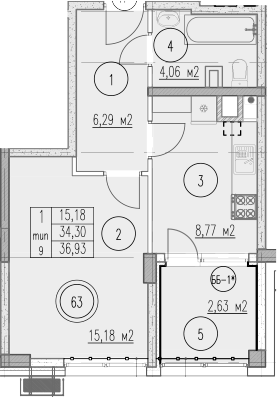 1-комн. Agoy Park Residence by Lavicon