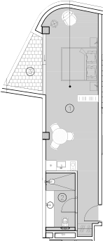 Студия, 37 м², 3/4 этаж, ЖК «ГК Livingston Grand Resort&Spa»