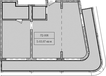Объект, 83.67 м², 8/8 этаж, ЖК «Гостиничный комплекс Royal Beach Sochi»