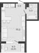 Продается 1-комн. квартира, 22 м²