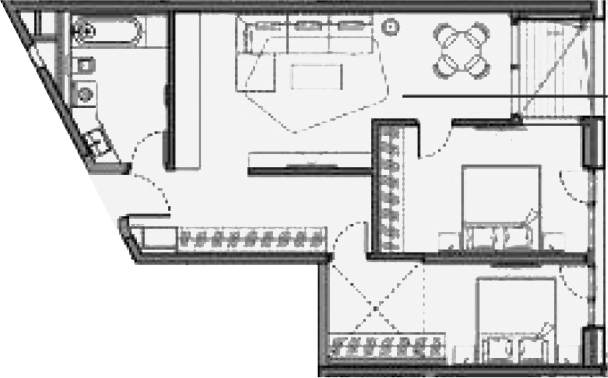 Объект, 80.3 м², 2/6 этаж, ЖК «Многофункциональный комплекс ПАРК»