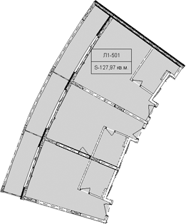 Объект, 127.97 м², 5/6 этаж, ЖК «Гостиничный комплекс Royal Beach Sochi»