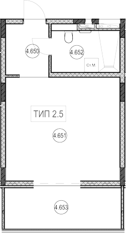 Продается 1-комн. квартира, 31.4 м²