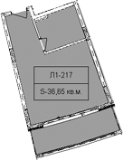 Объект, 36.65 м², 2/6 этаж, ЖК «Гостиничный комплекс Royal Beach Sochi»