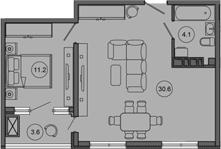 Продается 2-комн. квартира, 45.9 м²