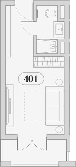 Студия, 25.7 м², 4/5 этаж, ЖК «Эден Ривьера»