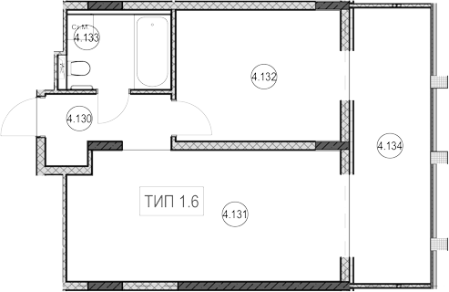 Продается 1-комн. квартира, 40.4 м²