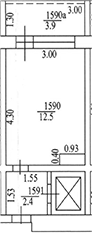 Студия, 14.9 м², 13/15 этаж, ЖК «Фрегат»