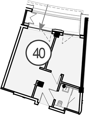 Объект, 40 м², 3/4 этаж, ЖК «Гостиничный комплекс GRAND CASCADE»