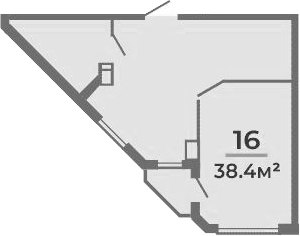 Объект, 38.4 м², 3/9 этаж, ЖК «Мореин»