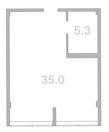 Продается 1-комн. квартира, 40.3 м²