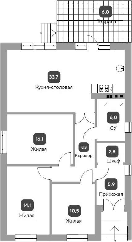 Коттедж в «Коттеджный поселок Загород 2»
