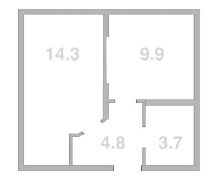 Объект, 32.7 м², 1/8 этаж, ЖК «Жемчужина Мысхако»