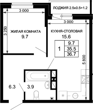 1-комн. Дыхание (АСК)