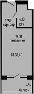 Продается 1-комн. квартира, 28 м²