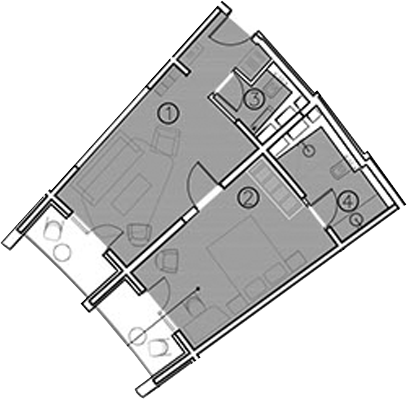 2-комн. ГК Livingston Grand Resort&Spa