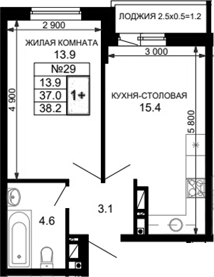 2-комн. Дыхание (АСК)