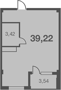 Студия, 35.68 м², 4/7 этаж, ЖК «Каравелла Португалии»