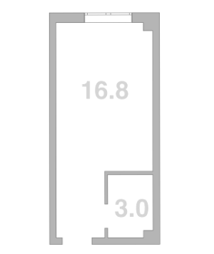Объект, 19.8 м², 2/2 этаж, ЖК «Жемчужина Мысхако»