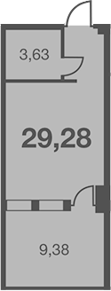 Студия, 19.9 м², 1/7 этаж, ЖК «Каравелла Португалии»