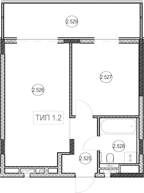 Продается 1-комн. квартира, 26.1 м²