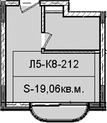Объект, 19.06 м², 2/5 этаж, ЖК «Гостиничный комплекс Royal Beach Sochi»