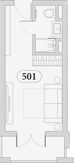 Продается 1-комн. квартира, 25.7 м²
