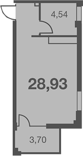 Студия, 25.23 м², 6/7 этаж, ЖК «Каравелла Португалии»