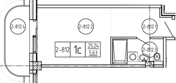 Продается 1-комн. квартира, 26.87 м²