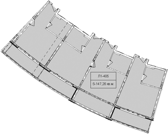 Объект, 147.26 м², 4/6 этаж, ЖК «Гостиничный комплекс Royal Beach Sochi»
