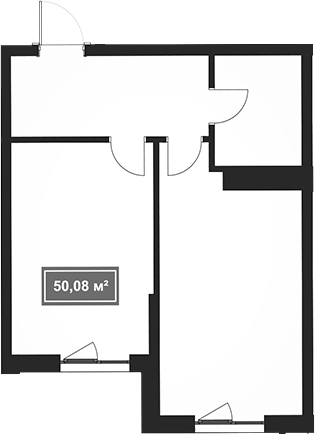 Объект, 50.08 м², 1/8 этаж, ЖК «Гостиничный комплекс Marine Garden 4»