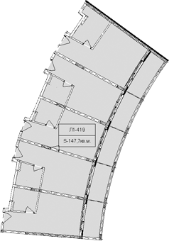Объект, 147.7 м², 4/6 этаж, ЖК «Гостиничный комплекс Royal Beach Sochi»