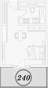 Студия, 30.8 м², 2/5 этаж, ЖК «ГК Сан Гарден Хотел&СПА»